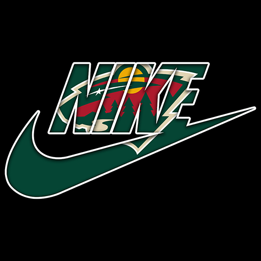 Minnesota Wild Nike logo vinyl decal